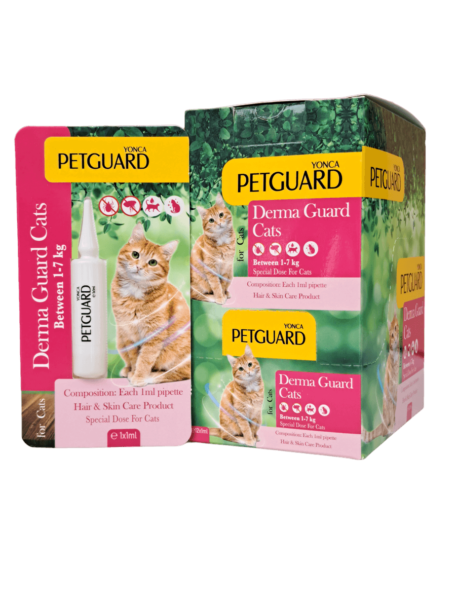 PETGUARD DERMA GUARD 1-7KG CAT 12*1ML