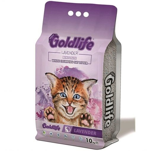GOLD LİFE LAVANTA KOKULU KEDİ KUMU 10LT