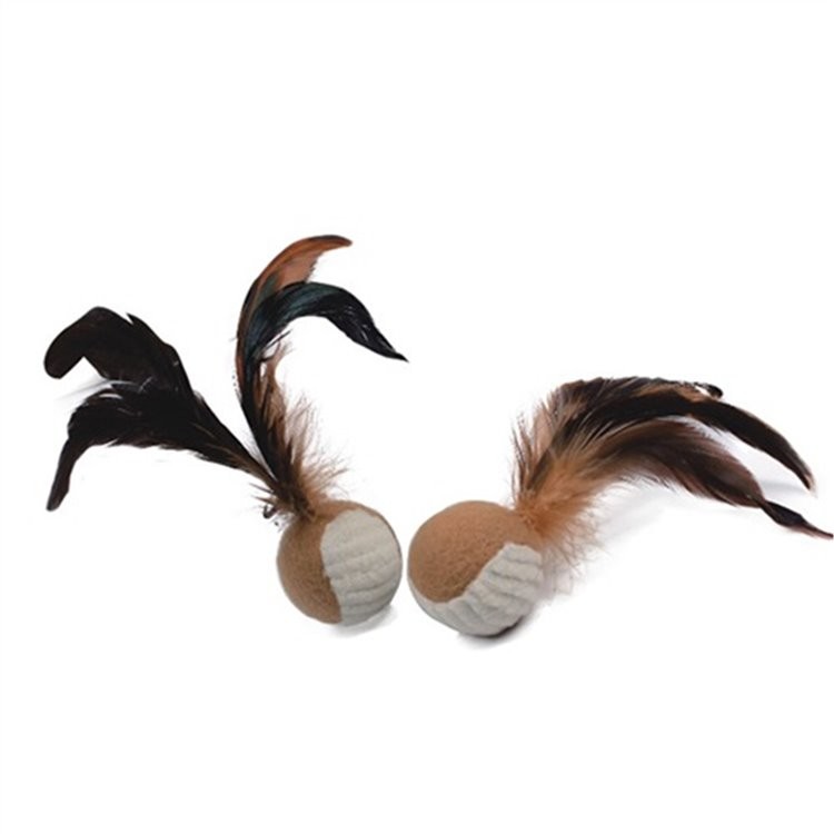 CAT TOY TÜYLÜ TOP PELUŞ OYUNCAK