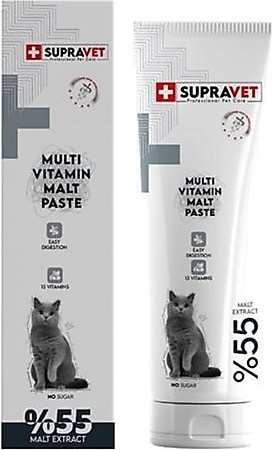 SUP003 Supravet Multi Vitamin Kedi Malt Paste 100 Gr.