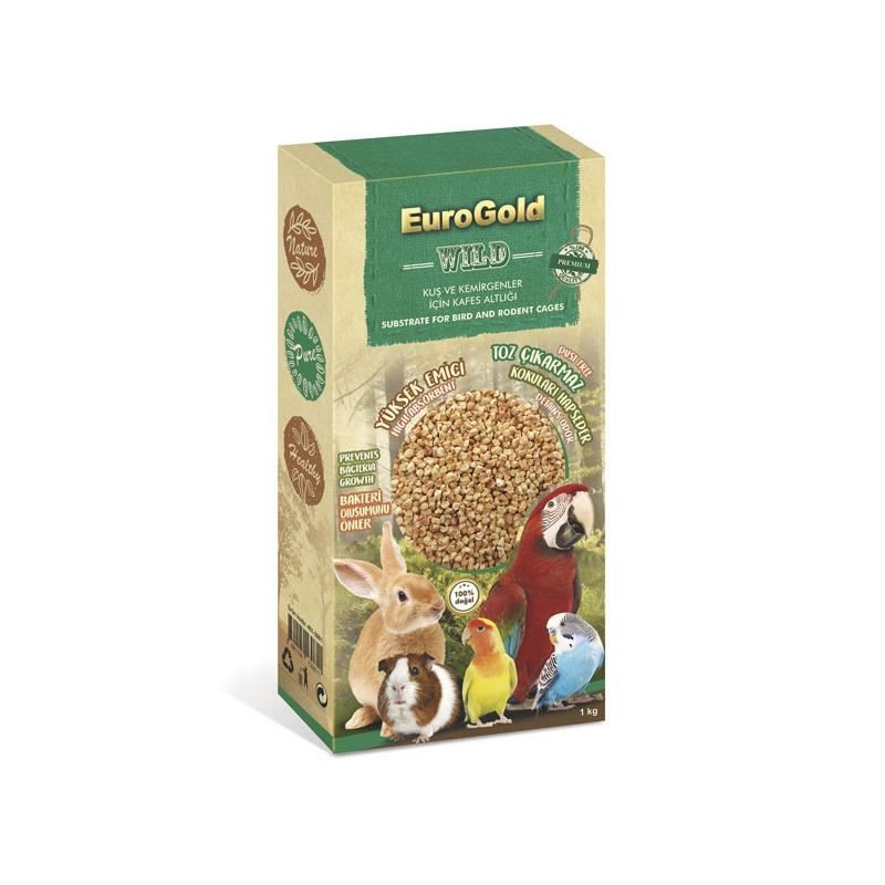 EUROGOLD KUŞ VE KEMİRGEN ALTLIĞI 1KG