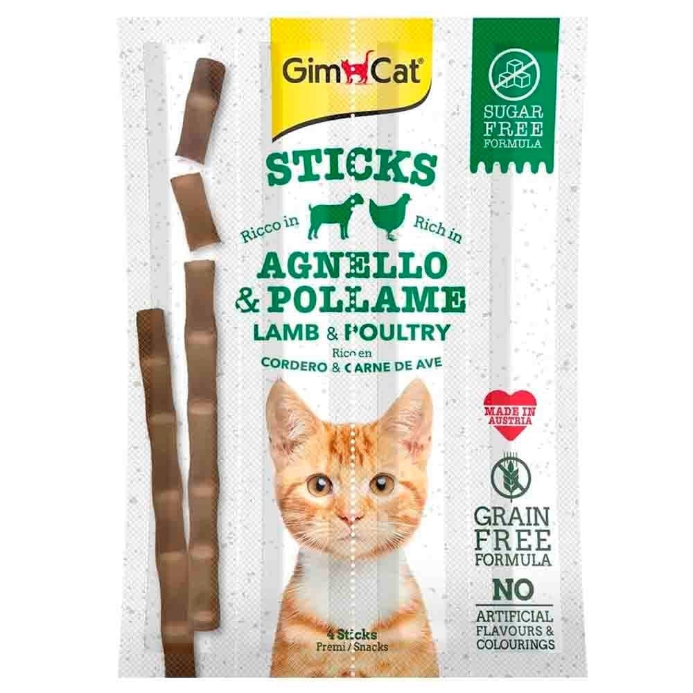 GİMCAT KEDİ ÖDÜL ÇUBUĞU STICKS KUZU TAVUK 20GR
