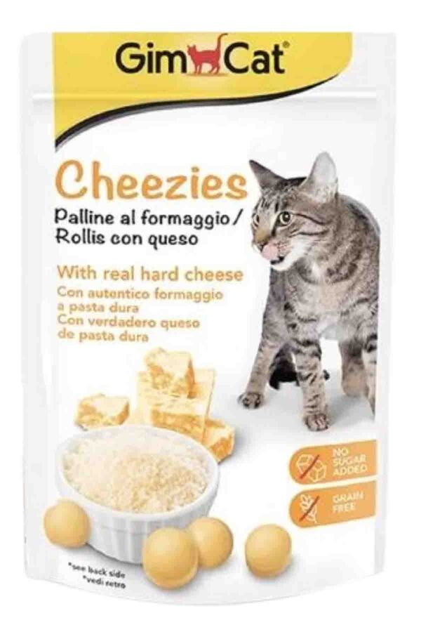 GIMCAT KEDİ ÖDÜL TAB.CHEEZIES 10GR KASAN ÖNÜ 60LI