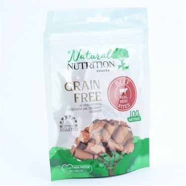 NATURAL NUTRİTİON BİFTEK ETİ MİNİK TANELER KÖPEK ÖDÜLÜ 75GR