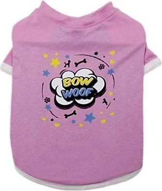 Zampa Bow Woof Pembe Kedi & Köpek T-Shirt 5 Li