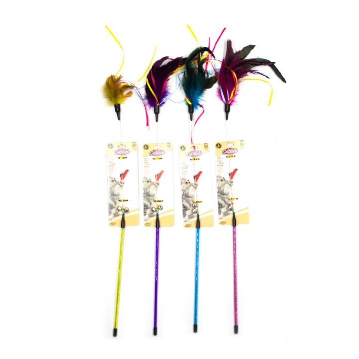 CATLİFE KEDİLER İÇİN ZİLLİ OLTA 65CM