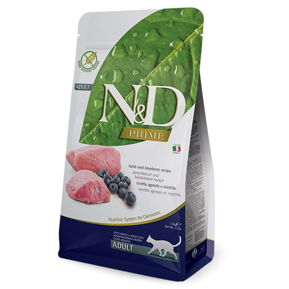 N&D PRİME KUZU Y.MERSİN ADULT MED-MAX 12KG