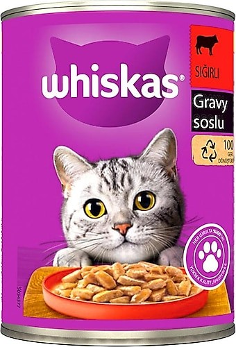 WHİSKAS SIĞIRLI KONSERVE 400G