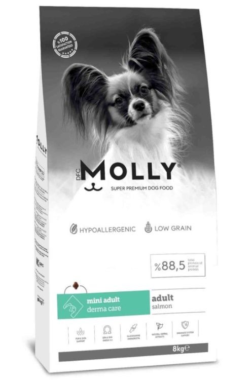 MOLLY MINI SOMONLU KÖPEK MAMASI 8KG