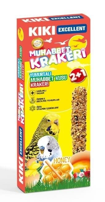 KIKI EXCELLENT YUMURTALI BALLI KRAKER 3X10LU