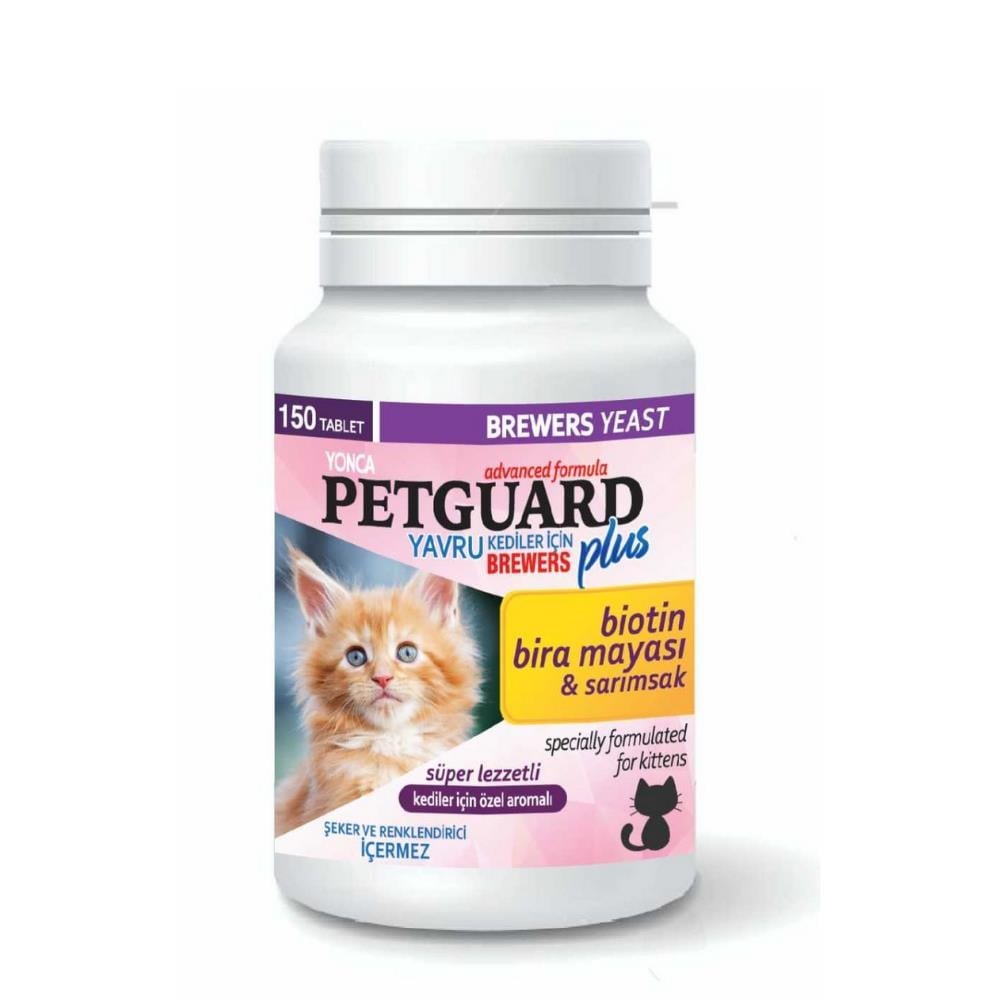 PETGUARD YAVRU KEDİ BREWERS 150TABLET