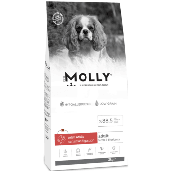 MOLLY MINI KUZUETLİ&YABANMERSİNLİ KÖPEK MAMASI 2KG