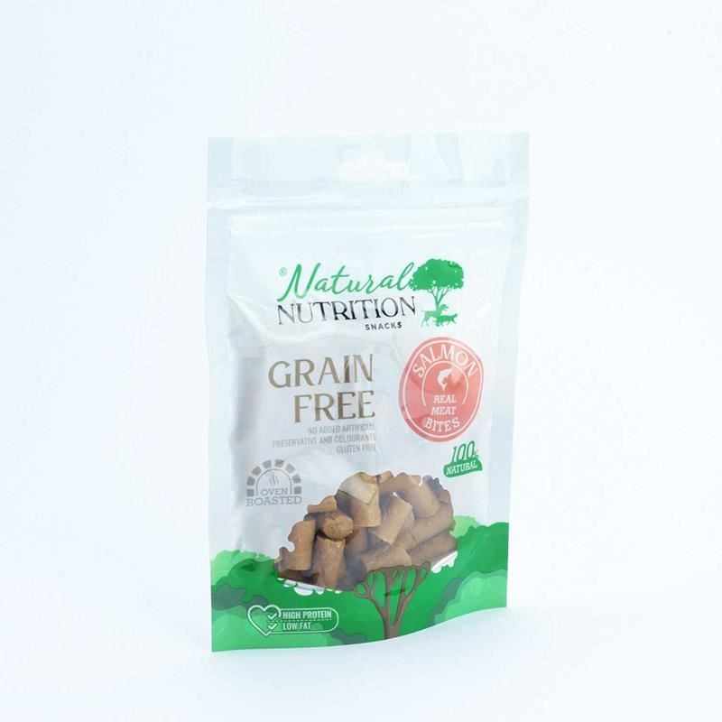 NATURAL NUTRİTİON SOMON ETİ MİNİK TANELER KÖPEK ÖDÜLÜ 75GR