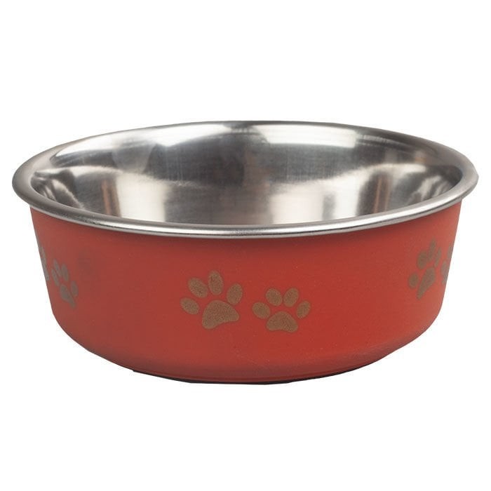 ORİPET 21CM 1850ML YAVRUAĞZI PATİ DESENLİ MAMA VE SU KABI