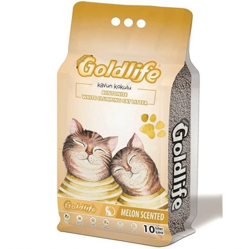 GOLD LİFE KAVUN KOKULU KEDİ KUMU 10LT