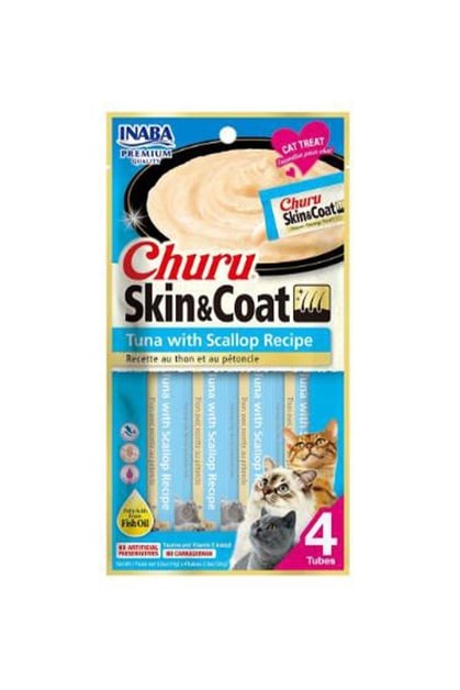 Churu Skin&Coat -Cilt ve Tüy Sağlığı- Ton balıklı Ödül Maması
