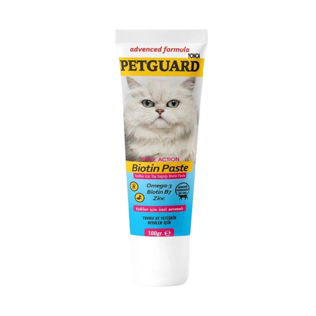 PETGUARD YAVRU YETİŞKİN KEDİ BİOTİN PASTE