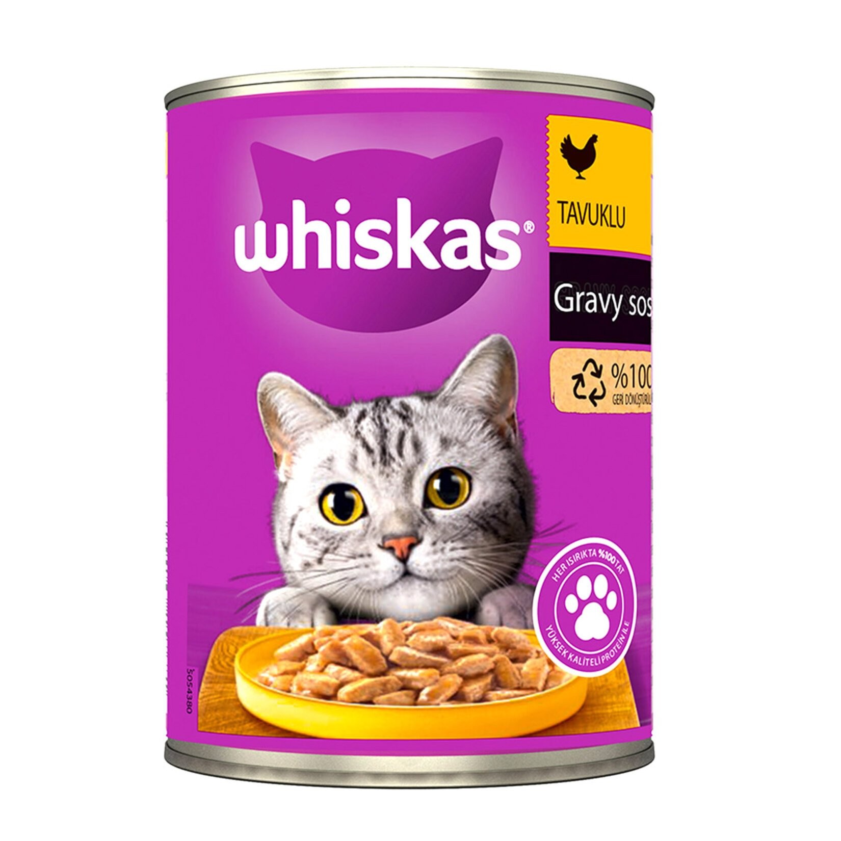 WHİSKAS TAVUKLU KONSERVE 400G