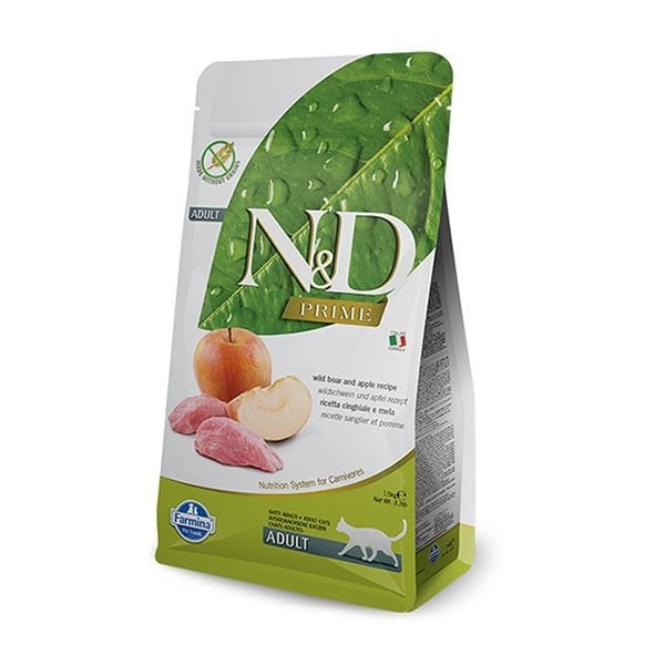 N&D PRİME Y.DOMUZ ELMA ADULT 1,5KG