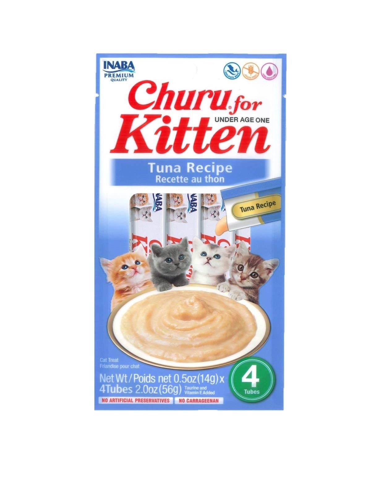 Churu Yavru Kediler İçin Tuna Balıklı Krema Ödül Maması