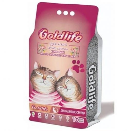 GOLD LİFE ÇİÇEK KOKULU KEDİ KUMU 10LT