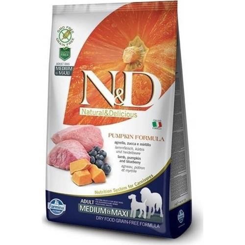 N&D PUMPKIN KUZU Y.MERSİN ADULT MED-MAX 2,5KG