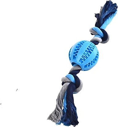 Zampa Dental Toplu Diş İpi Köpek Oyuncağı, Mavi 28 Cm