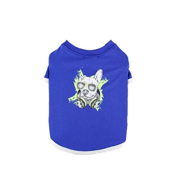 Zampa Cool Dog Neon Baskılı Mavi Kedi & Köpek T-Shirt 5 Li