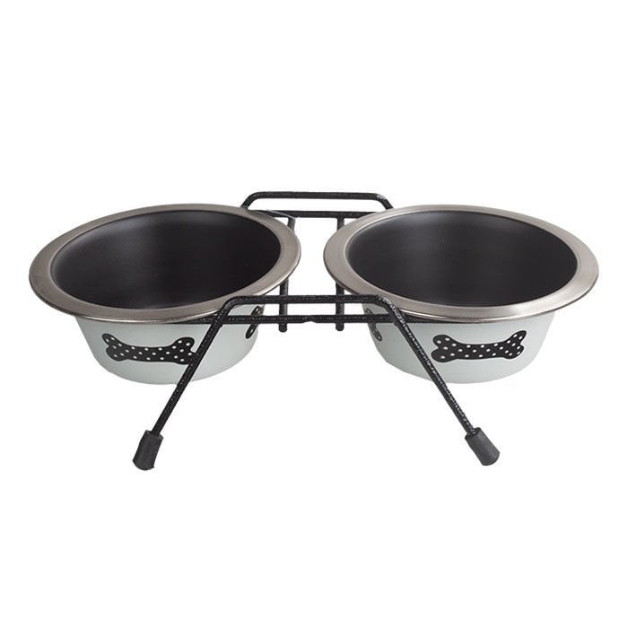ORİPET DDWF2B BN 1QT KEMİK DESENLİ İKİLİ MAMA VE SU KABI