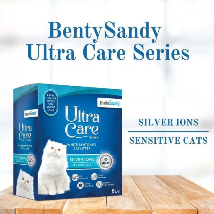 BENTY SANDY 8LT SILVER ION BOX KUTU KEDİ KUMU