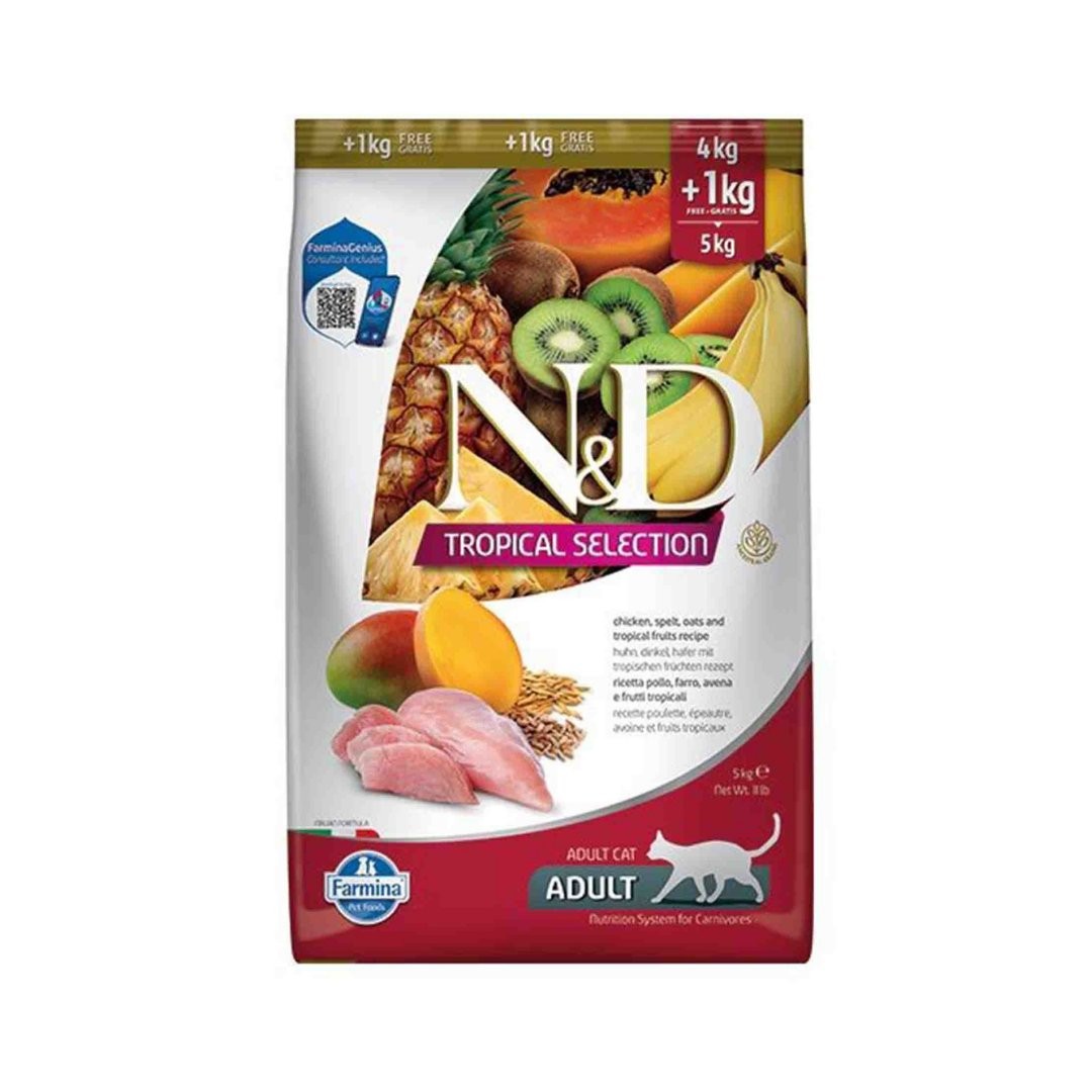 N&D TROPICAL SELECTION CHIECKEN 4+1 KG