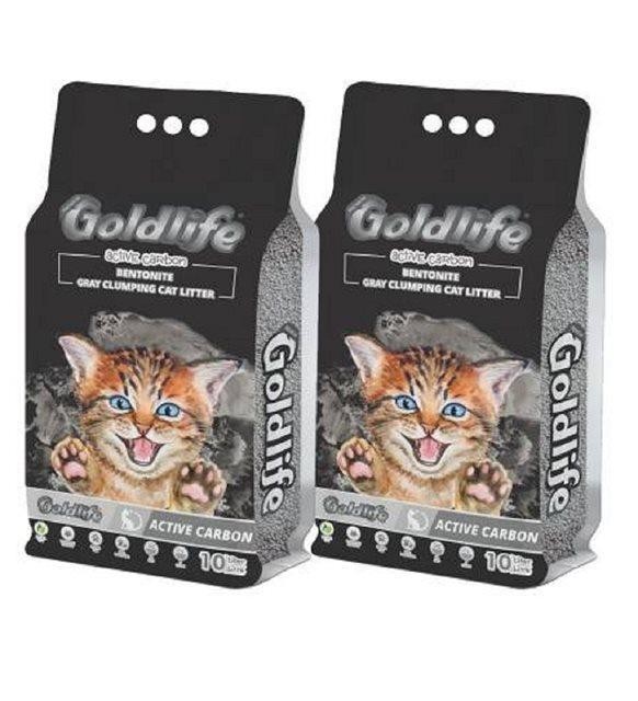 GOLD LİFE ACTİVE CARBON 10LT KEDİ KUMU