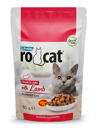 RO-CAT KUZULU YETİŞKİN KEDİ YAŞ MAMA 85GR