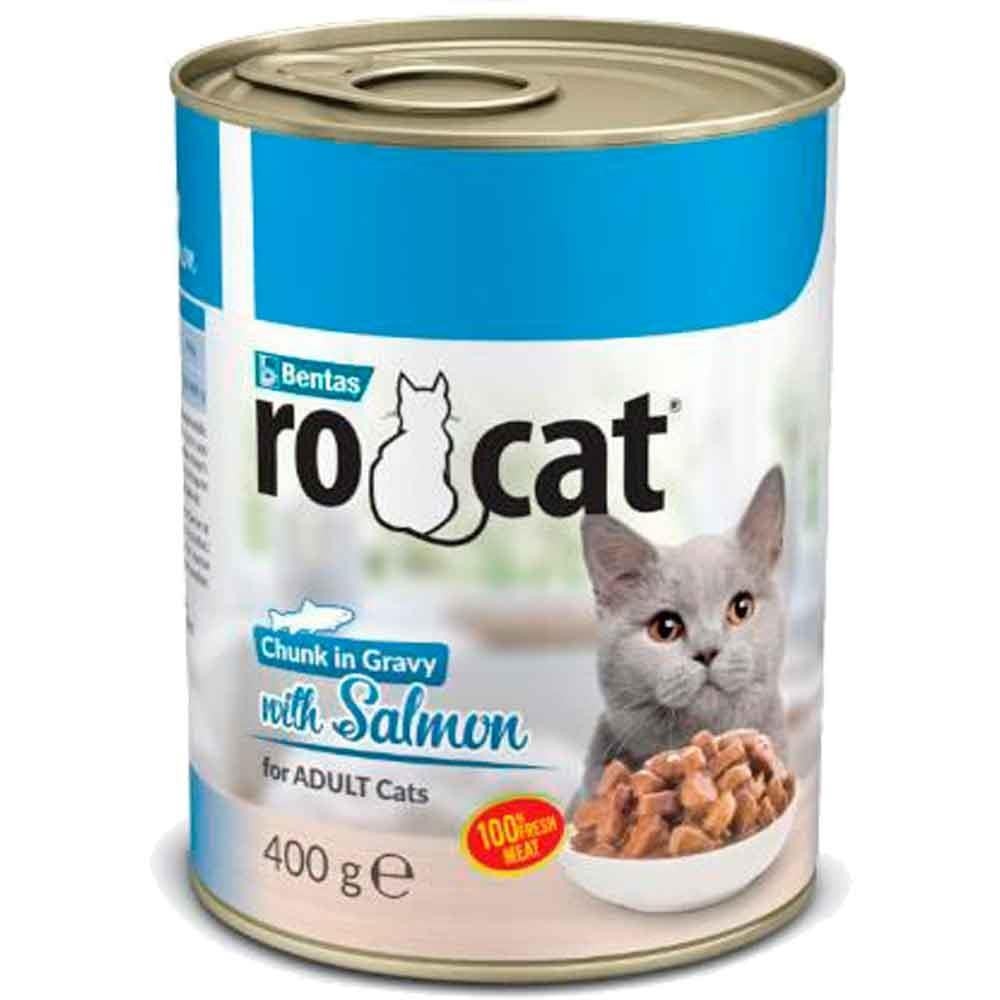 RO-CAT SOMONLU YETİŞKİN PARÇAETLİ KEDİ KONSERVE
