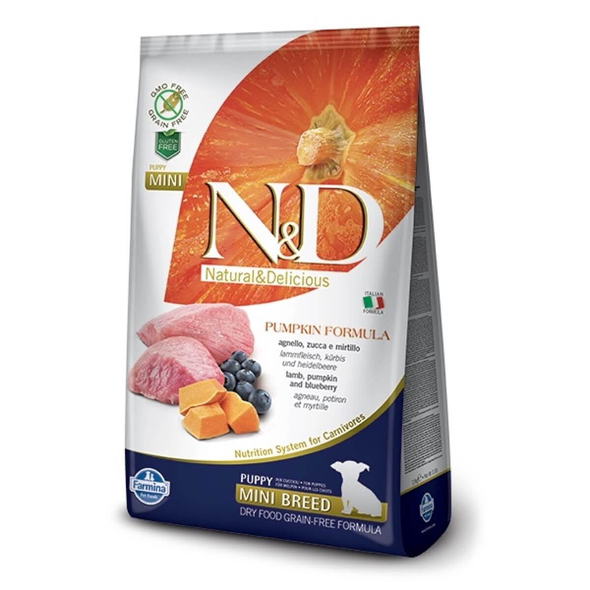 N&D PUMPKIN KUZU Y.MERSİN PUPPY MINI 2,5KG