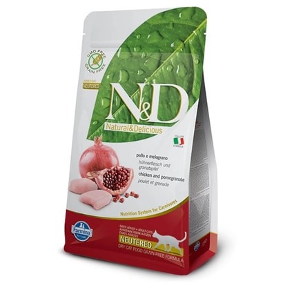 N&D PRIME TAHILSIZ TAVUK &NAR KISIRLAŞTIRILMIŞ YETİŞKİN 1,5KG