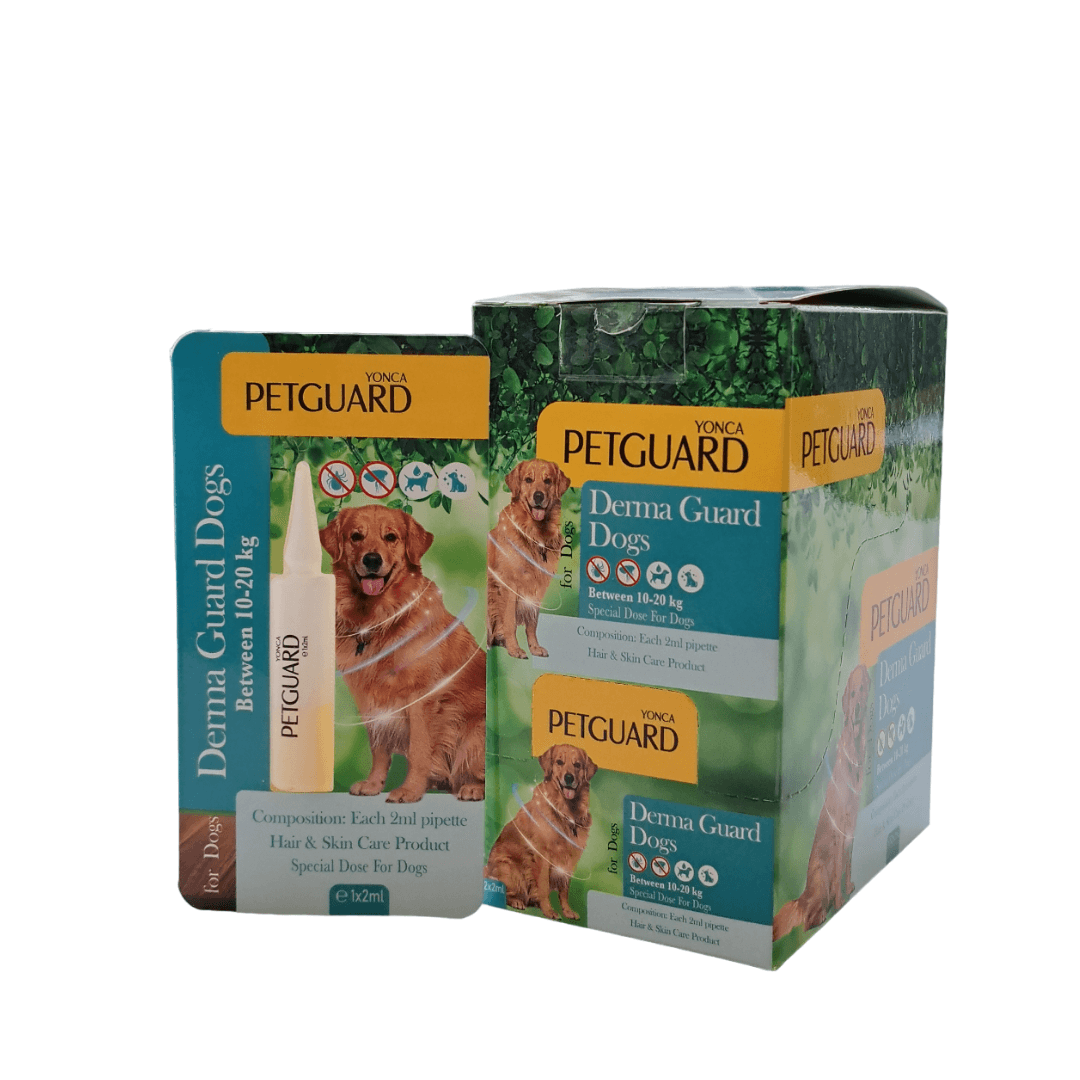 PETGUARD DERMA GUARD 10-20KG DOG 12*2ML