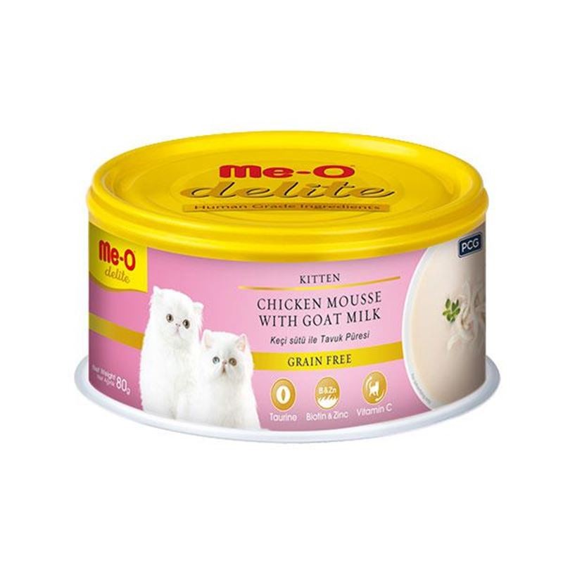 ME-O KEÇİ SÜTLÜ&TAVUKLU KONSERVE YAŞ MAMA 80 gr