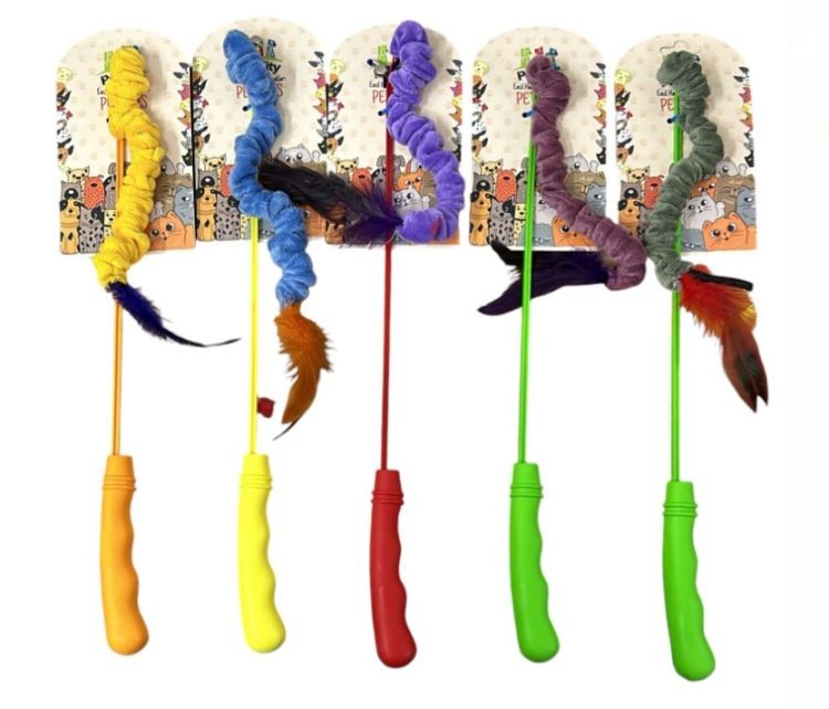 CAT TOYS LASTİK İPLİ OLTA