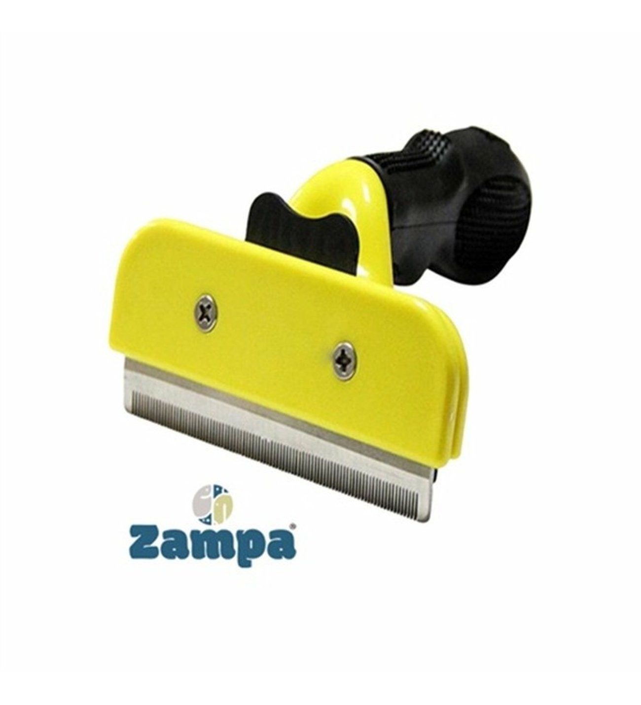 Zampa Kedi ve Köpek İçin Sarı Furminatör Small, 15x5,5cm