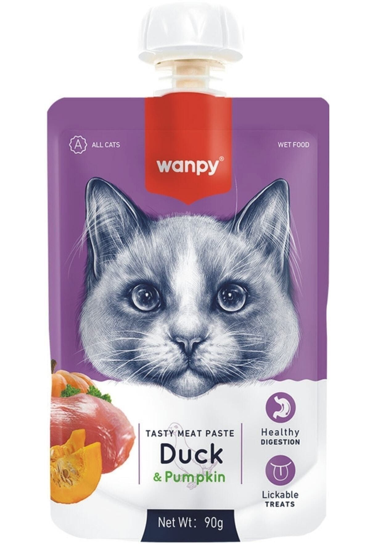 WANPY TASTY MEAT PASTE DUCK&PUMPKİN 90GR