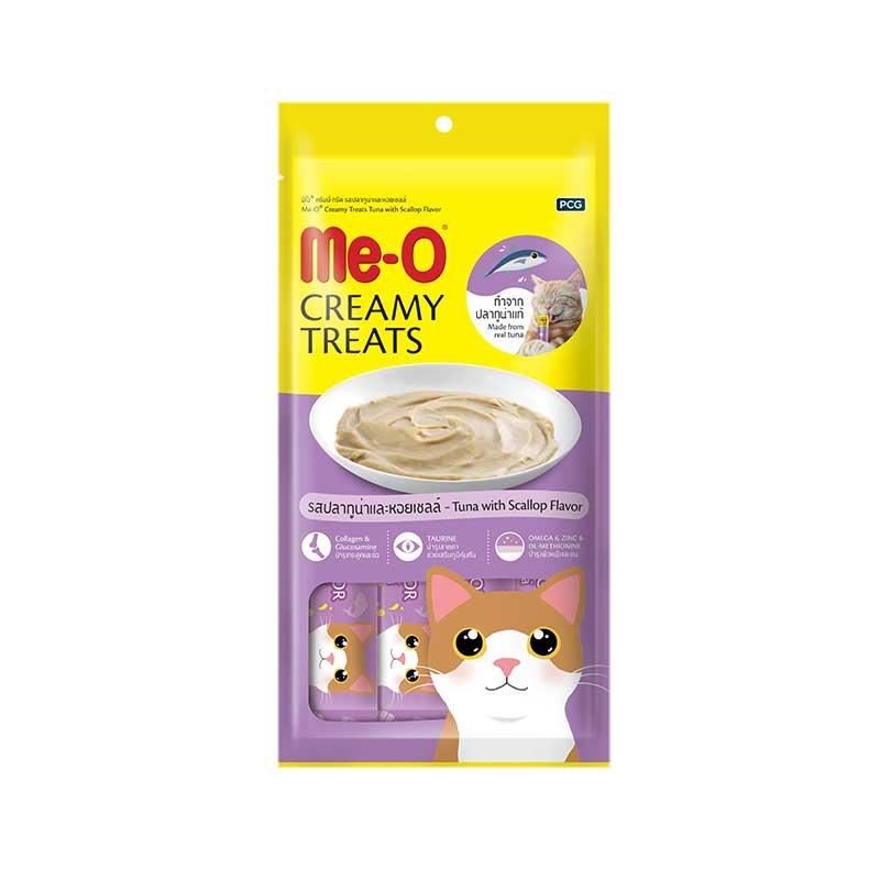 ME-O CREAMY DENİZ TARAGI VE TON BALIGI KEDİ ODULU 4X15GR