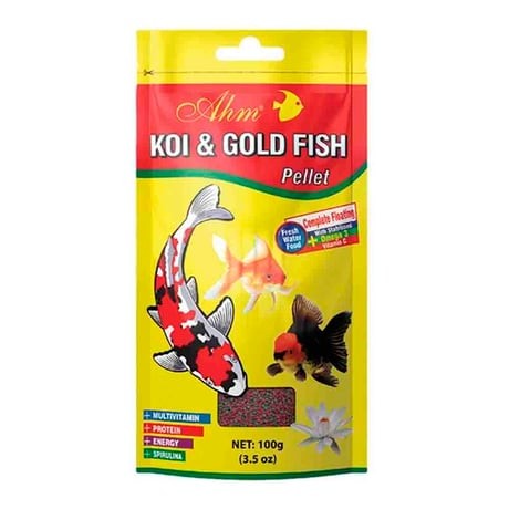 AHM KOI GOLD FISH PELLET 100GR