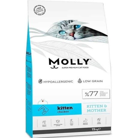 MOLLY KİTTEN TAVUKLU KEDİ MAMASI 15 KG