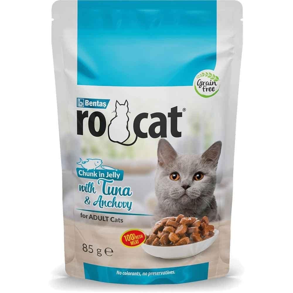 RO-CAT TON BALIKLI&HAMSİLİ KEDİ YAŞ MAMASI 85GR