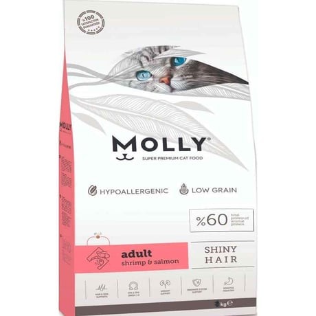 MOLLY KARİDES&SOMON KEDİ MAMASI 15 KG