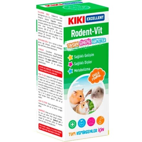KIKI EXCELLENT KEMİRGEN RODENT VİTAMİN 25ML 16ADET