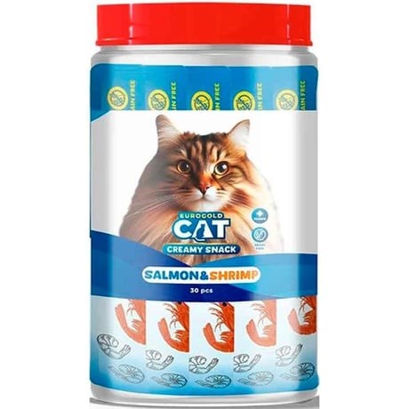 EUROGOLD CAT SIVI KEDİ ÖDÜLÜ SOMON-KARİDES 30X15GR