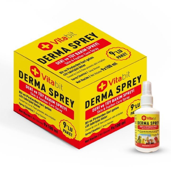 VİTAFİX DERMA SPREY TÜY BAKIM 100ML 9ADET