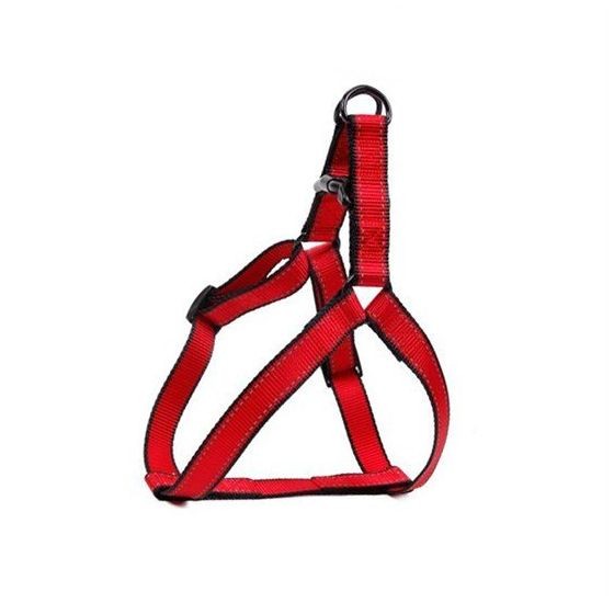 Zampa Flora Köpek Gövde Tasması Kıırmızı Small 1,5x30-50 Cm